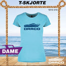 Draco dame t-skjorte classic boat, horisont blue