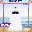 Draco dame t-skjorte classic boat, hvit