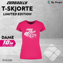 Eurorally limited edition dame t-shirt, raspberry