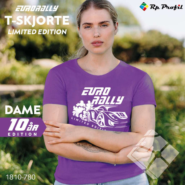 Eurorally limited edition dame t-shirt, lilla
