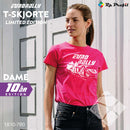 Eurorally limited edition dame t-shirt, raspberry