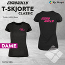 Eurorally klassisk t-shirt til dame, koksgrå
