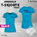 Eurorally TEAM t-shirt lady, turkis