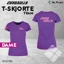Eurorally TEAM t-shirt lady, lilla