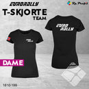 Eurorally TEAM t-shirt lady, sort