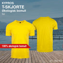 Fashion t-skjorte Kypros, gul