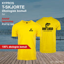 Fashion t-skjorte Kypros, gul