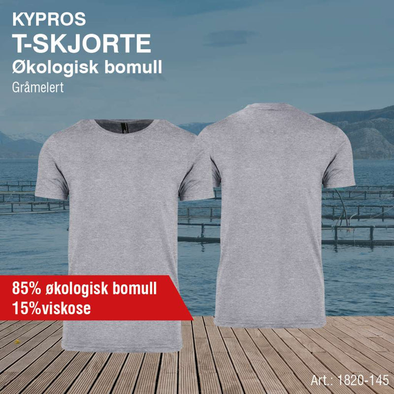 Fashion t-skjorte Kypros, gråmelert