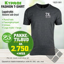 25 stk Fashion t-skjorte - Kypros, sortblend