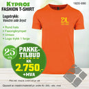 25 stk Fashion t-skjorte - Kypros, orange