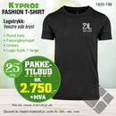 25 stk Fashion t-skjorte - Kypros, sort