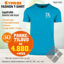 50 stk Fashion t-skjorte - Kypros, turkis