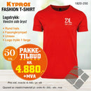 50 stk Fashion t-skjorte - Kypros, rød