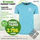 25 stk Fashion t-skjorte - Kypros, horisont blå