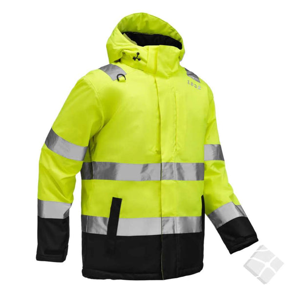 Vinterjakke 1832 KL.3, safety gul