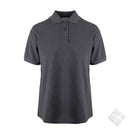 GOTS organic polo til dame, antrasitt