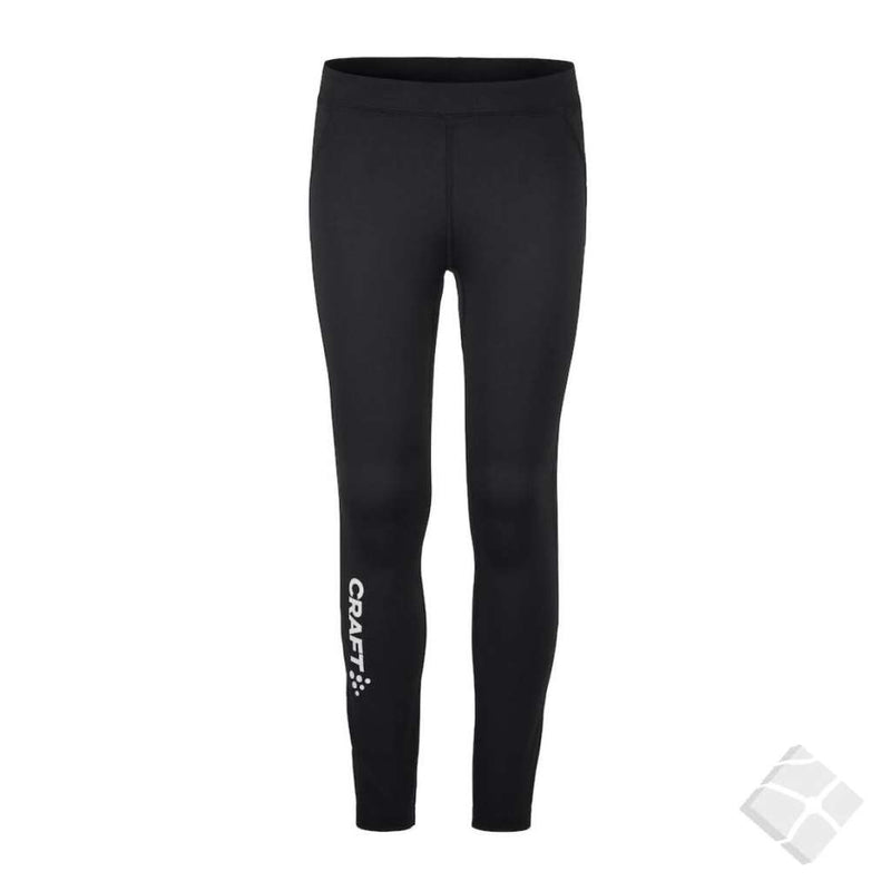 Tights long - RUSH 2.0 JR, sort