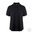 GOTS organic polo til dame, sort