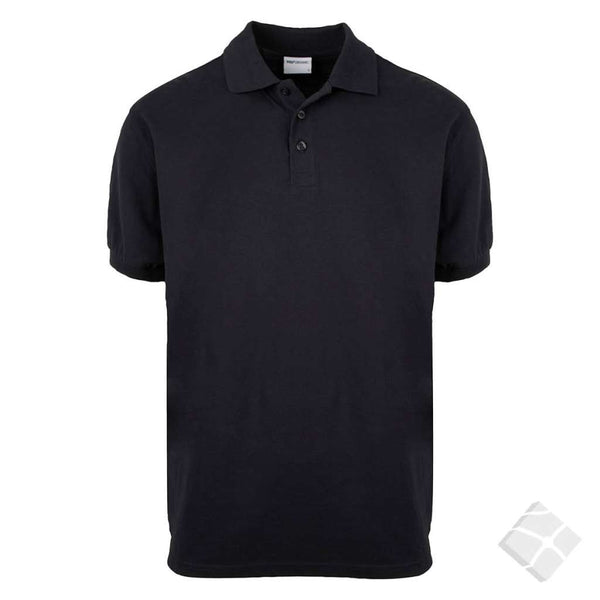 GOTS organic - stretch polo, sort