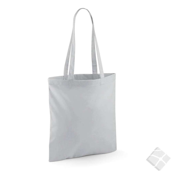 Handlenett "Bag for life" m/trykk, light grey