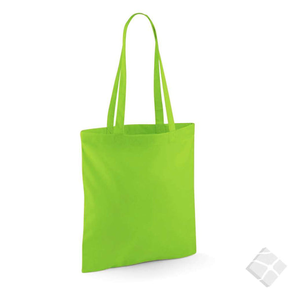 Handlenett "Bag for life" m/trykk, lime green