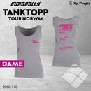 Eurorally Norway tour singlet lady, grå