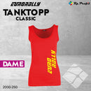 Eurorally tanktopp RALLY til dame, rød/gul