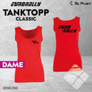 Eurorally Tanktopp til dame - classic, rød