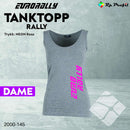 Eurorally tanktopp RALLY til dame, gråmelert