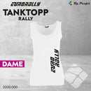 Eurorally tanktopp RALLY til dame, hvit