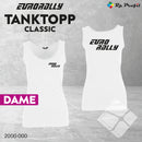 Eurorally klassisk tanktopp til dame, hvit