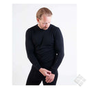 Vandre merino round neck, sort