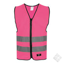 Trenings/refleksvest Flen, Safety pink