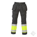 Hånderksbukse m/HL & refleks ben, KL1