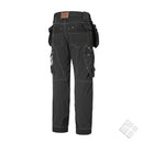 Håndverkbukse i helstretch - Carpenter Soul Karma, sort