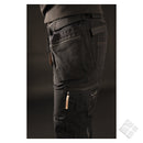 Håndverkbukse i helstretch - Carpenter Soul Karma, sort