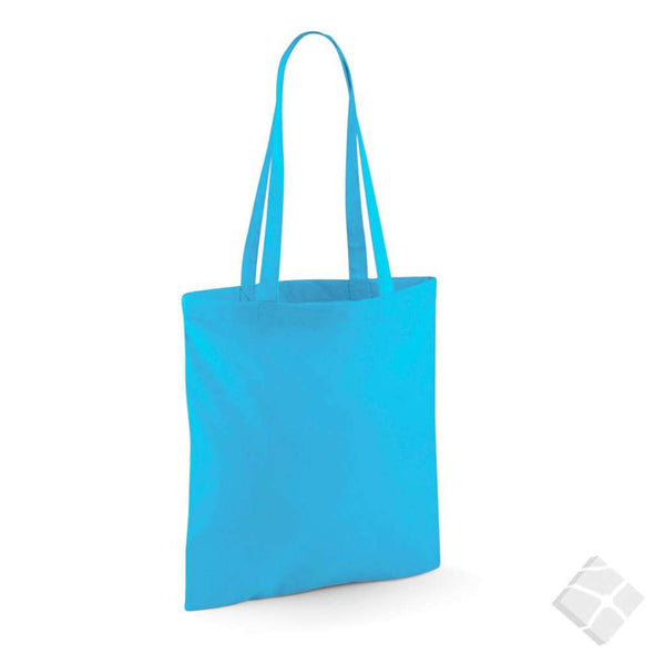 Handlenett "Bag for life" m/trykk, surf blue
