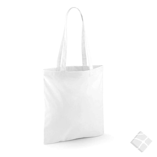 Handlenett "Bag for life" m/trykk, white