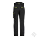 Arbeidsbukse Contrast i full stretch, sort