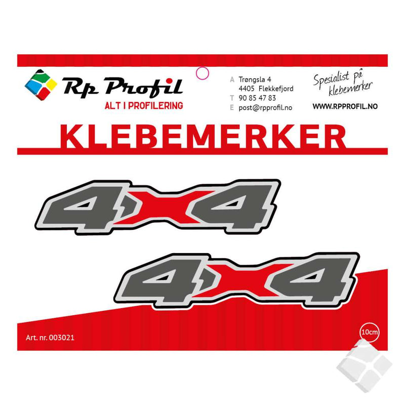 4x4 klebemerke