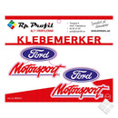 FORD motorsport klebemerke i farger.