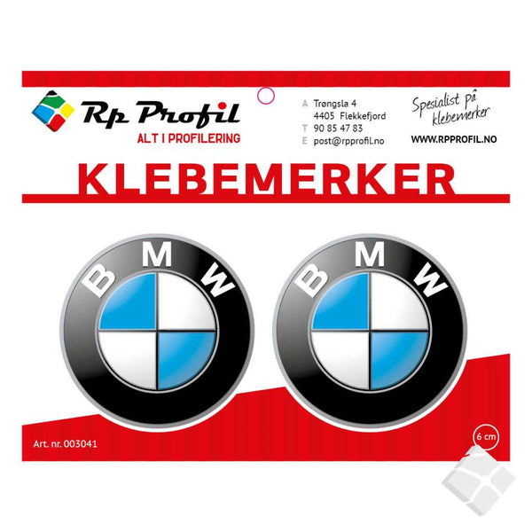 BMW emblem som klebemerke