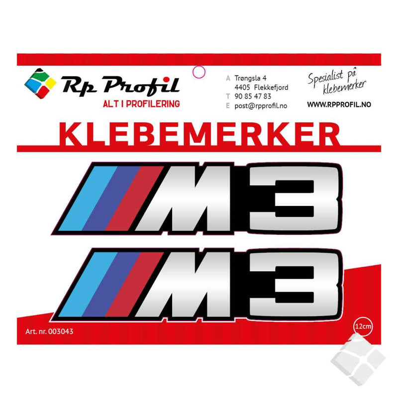 BMW M3 som klebemerke