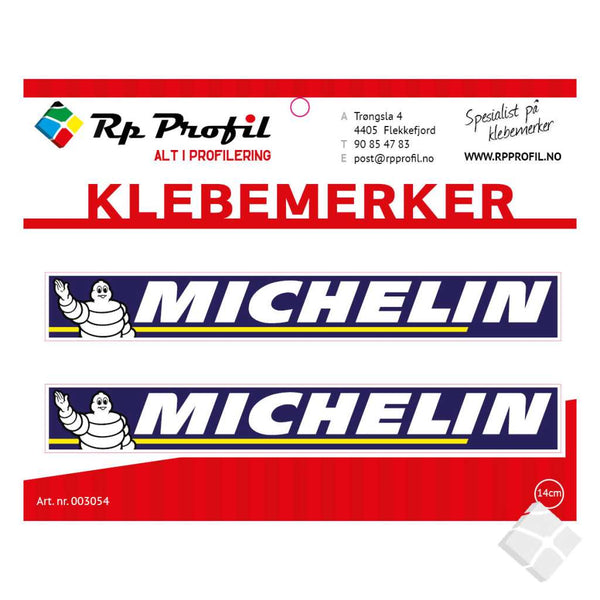 MICHELIN streamers som klebemerke