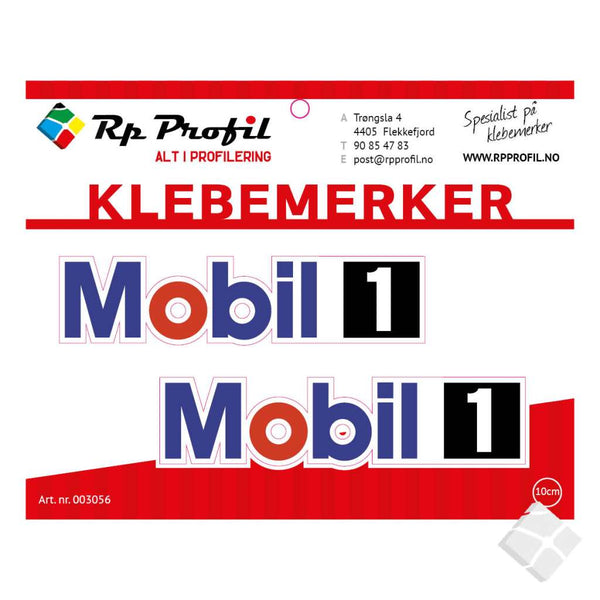 MOBIL 1 som klebemerke