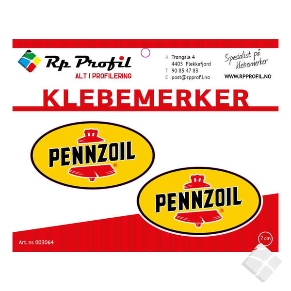 PENNZOIL som klebemerke