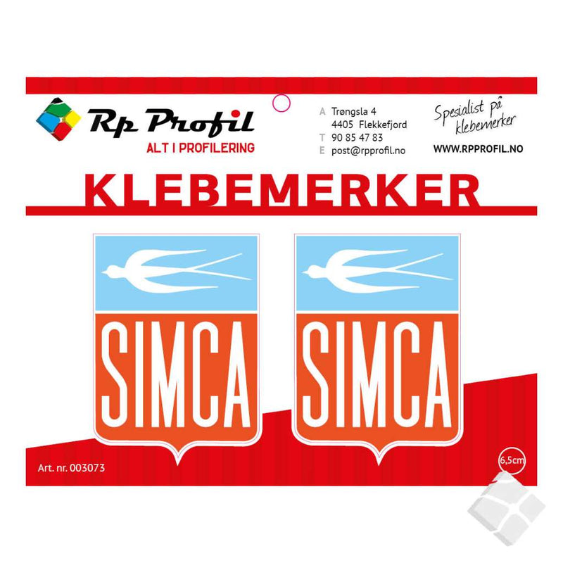 SIMCA som klebemerke