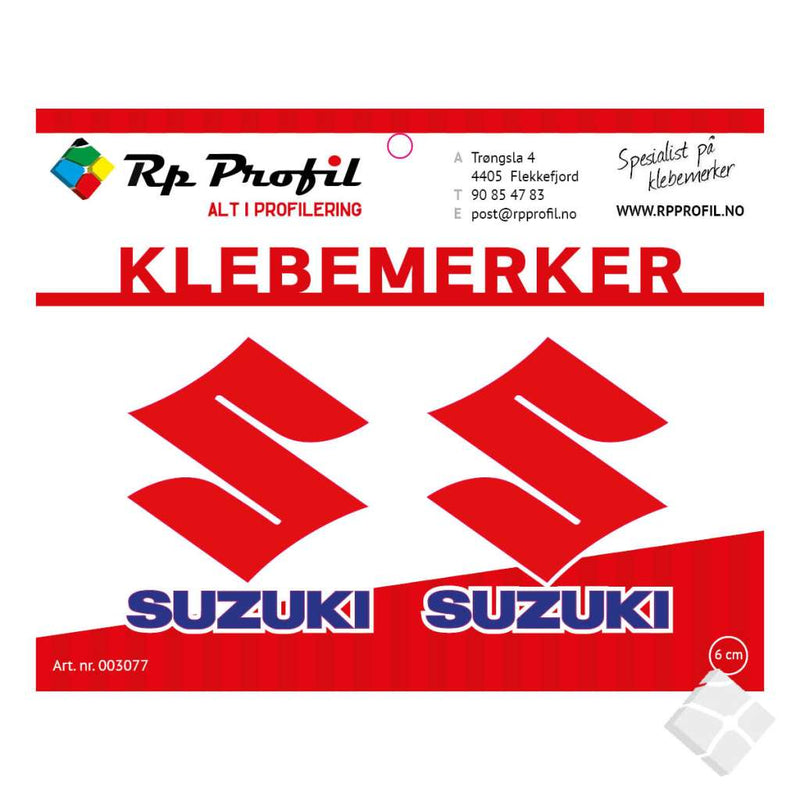 SUZUKI EMBLEM som klebemerke