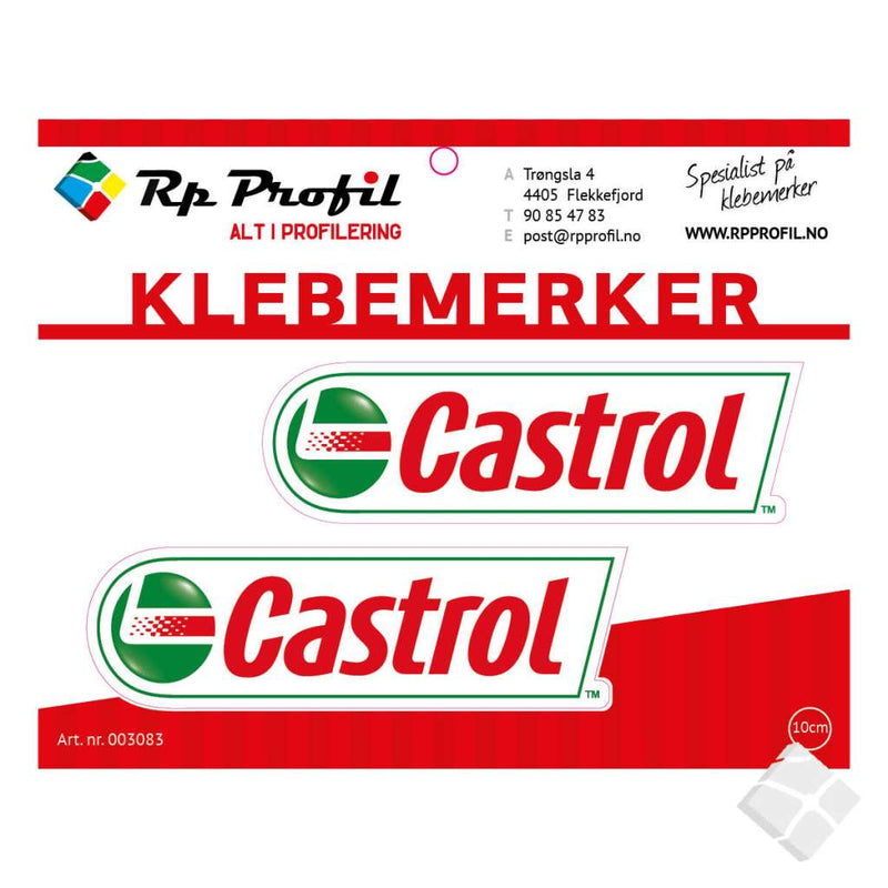 CASTROL som klebemerke