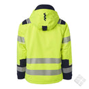 ProTec jakke 2 in 1, safety gul/marine
